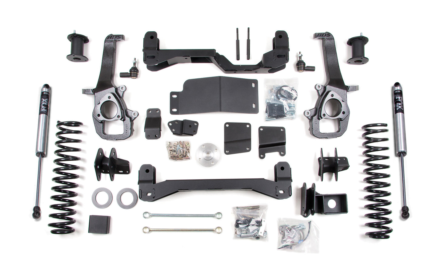 4" Lift Kit Front 4" Spacer + Rear Fox 2.0" Shocks