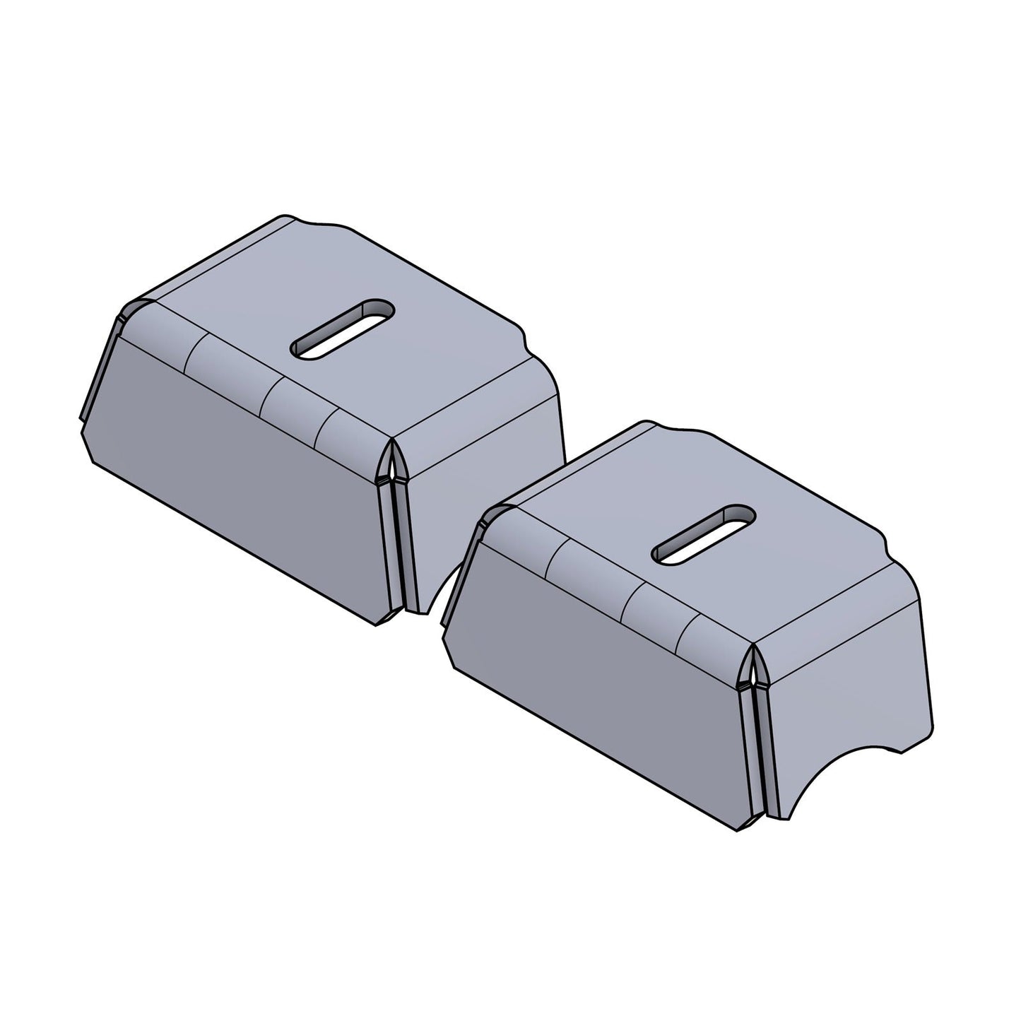 Pre Runner Bar Spotlight Tab - Mid Size - Set of 2