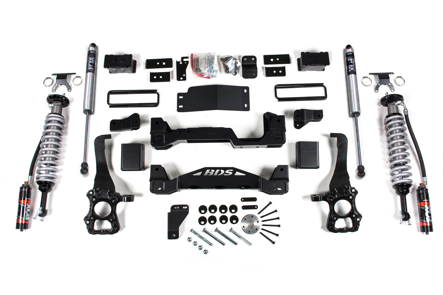 6" Lift Kit with Fox 2.5" Front Coilover Shocks