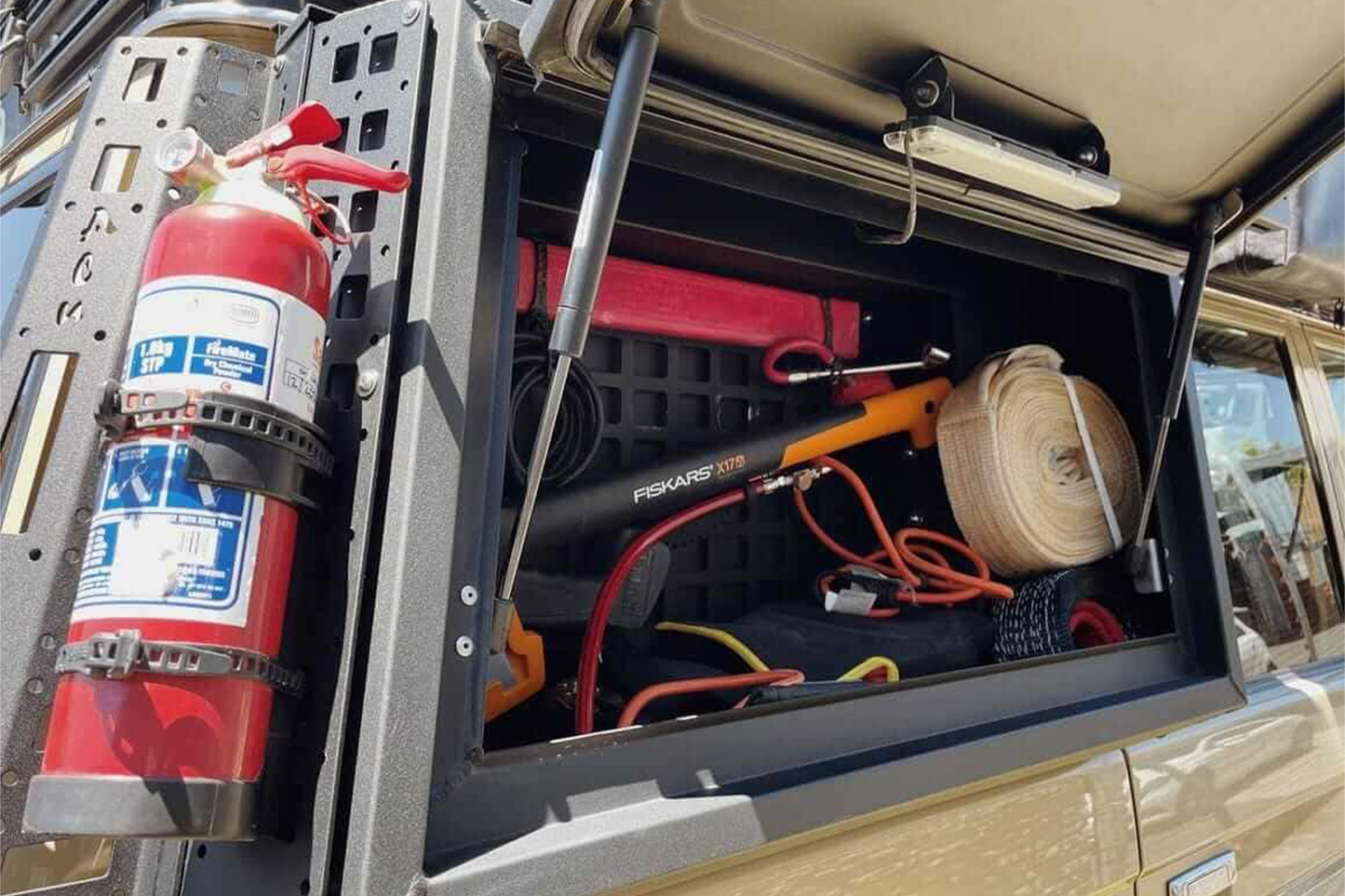Side Window Box for 76 Series Landcruiser