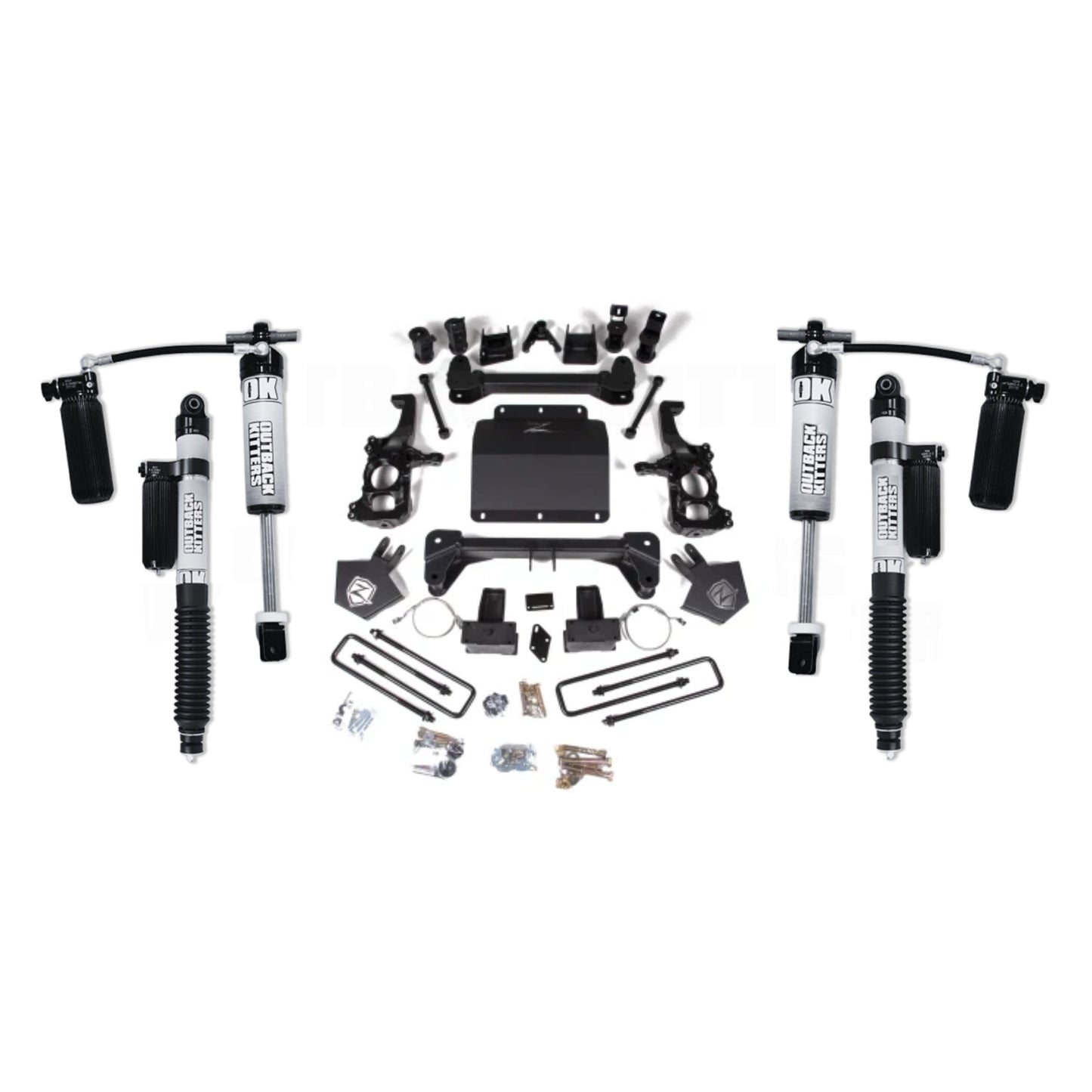 4" Lift Kit with OK 2.5" Remote Reservoir Shocks