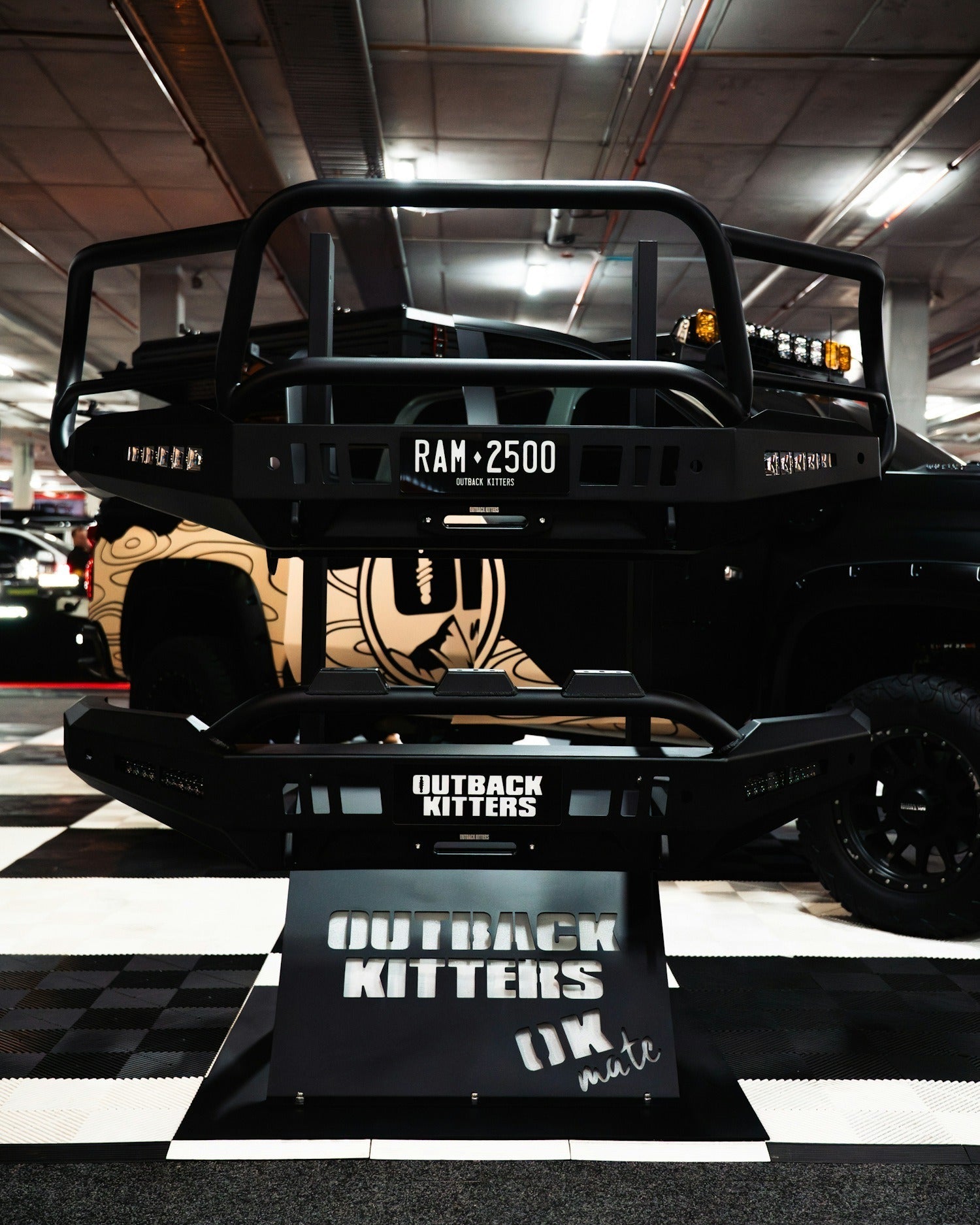 Full Guard Bar, 3 Tabs, Satin Black