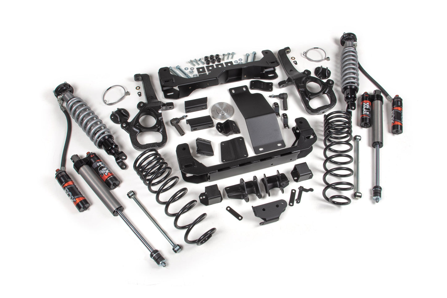 4" Lift Kit with Fox 2.5", Factory Large Bore, 22")
