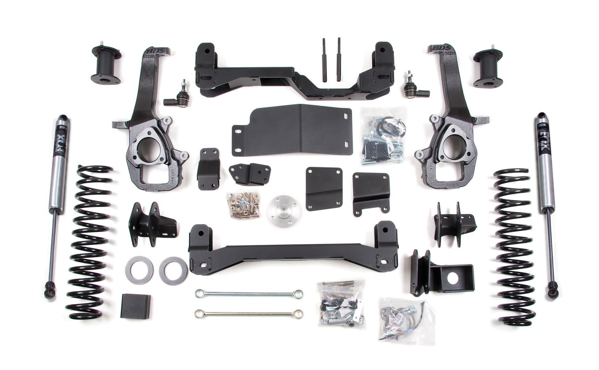4" Lift Kit Front 4" Spacer + Rear Fox 2.0" Shocks
