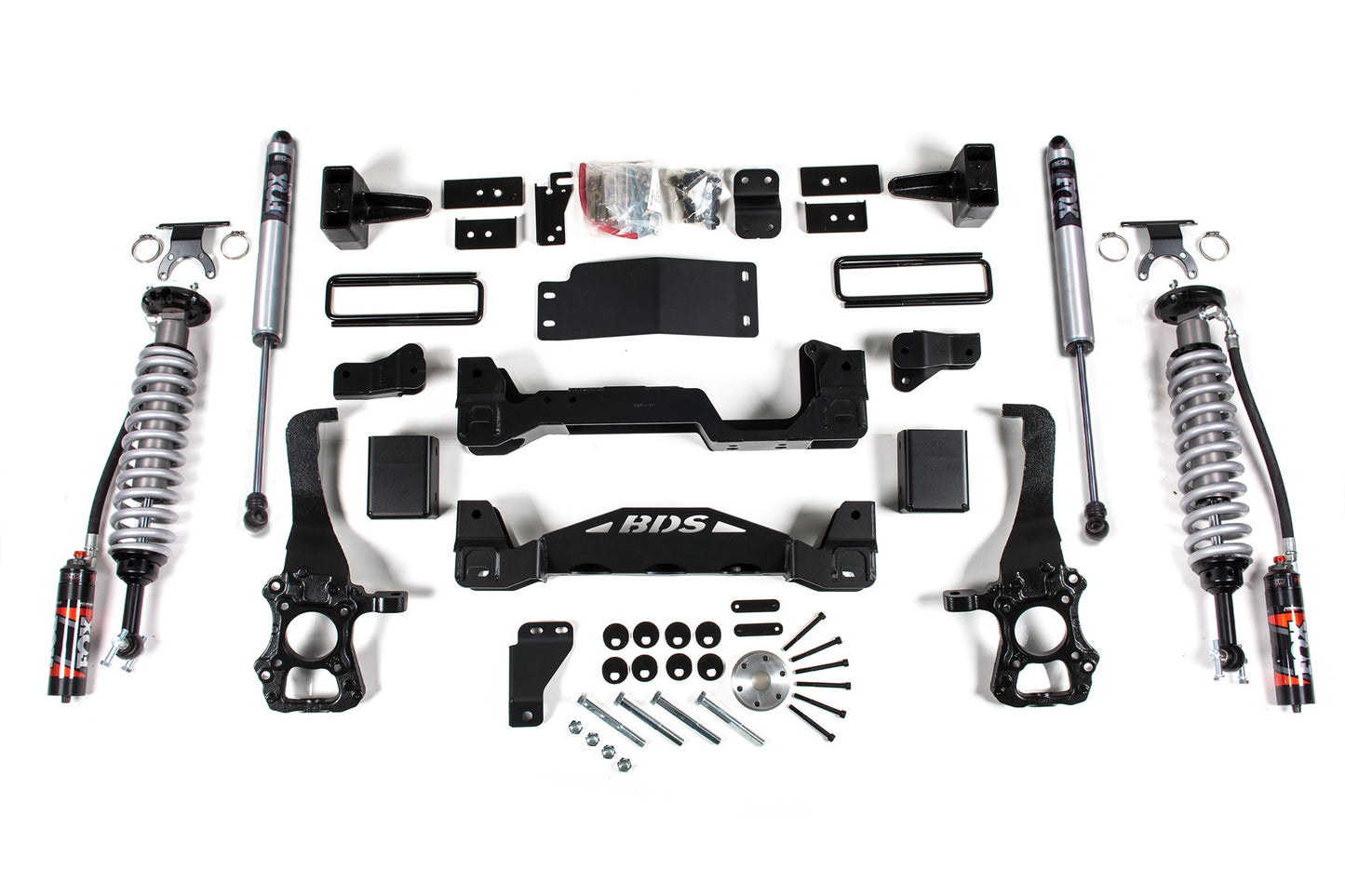 6" Lift Kit with Fox 2.5" Front Coilover Shocks