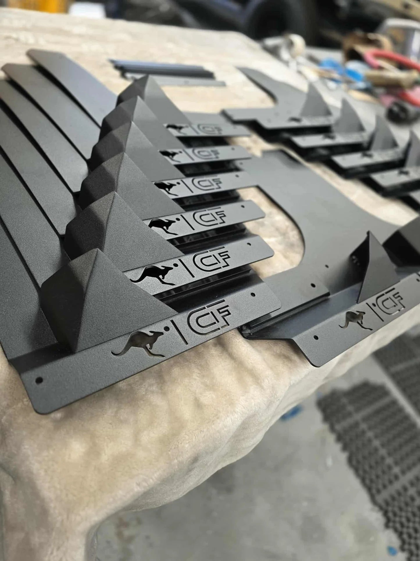 Chevrolet Silverado 2500 HD Front and Rear extended Mudflap brackets to suit 2020-2025