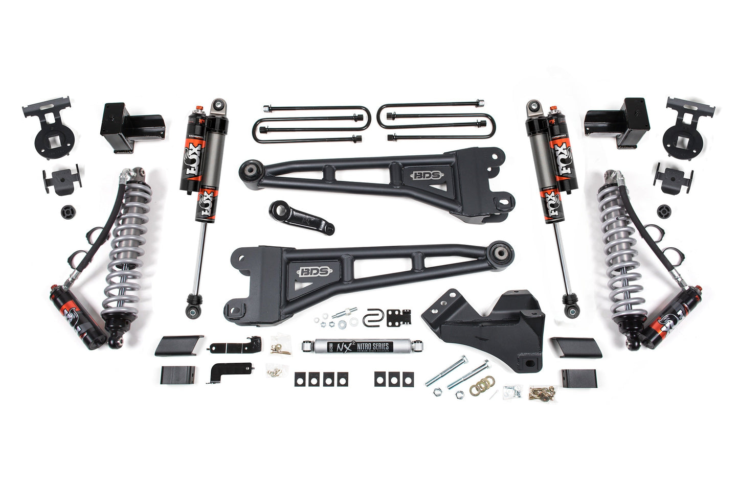 5" Lift Kit with Fox 2.5" PE DSC Coilover Shocks
