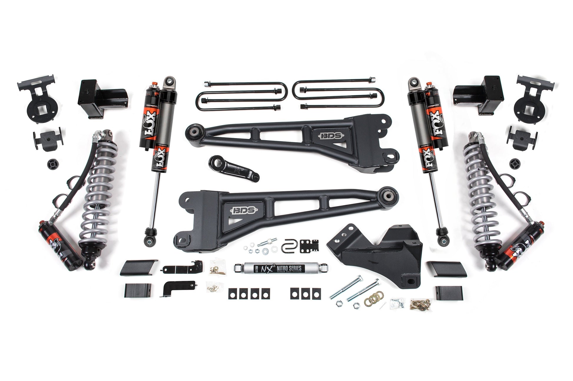 5" Lift Kit with Fox 2.5" PE DSC Coilover Shocks