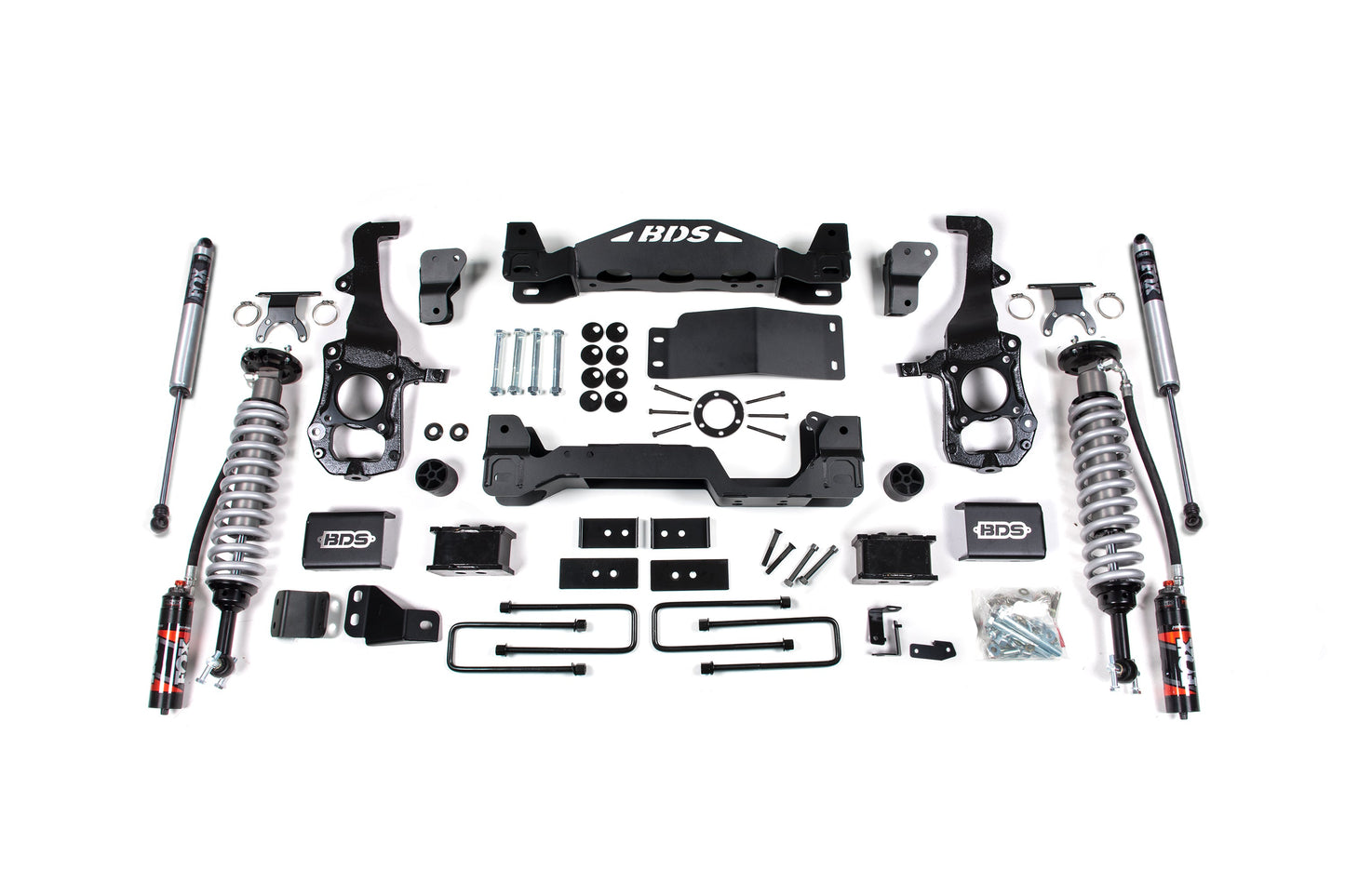 4" Lift Kit with Fox 2.5" Coilover DSC Shocks, Rear Fox 2.0