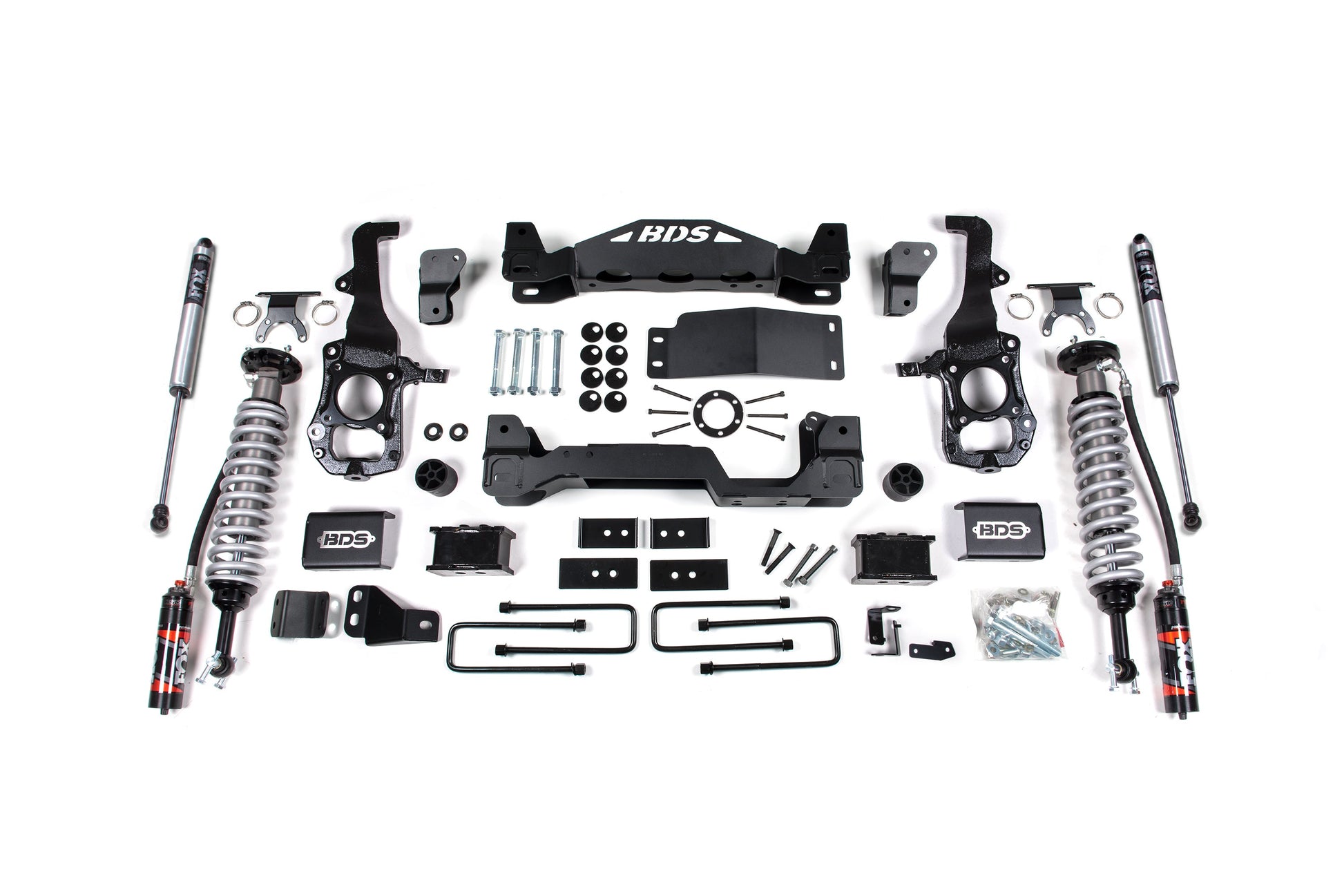 4" Lift Kit with Fox 2.5" Coilover DSC Shocks, Rear Fox 2.0