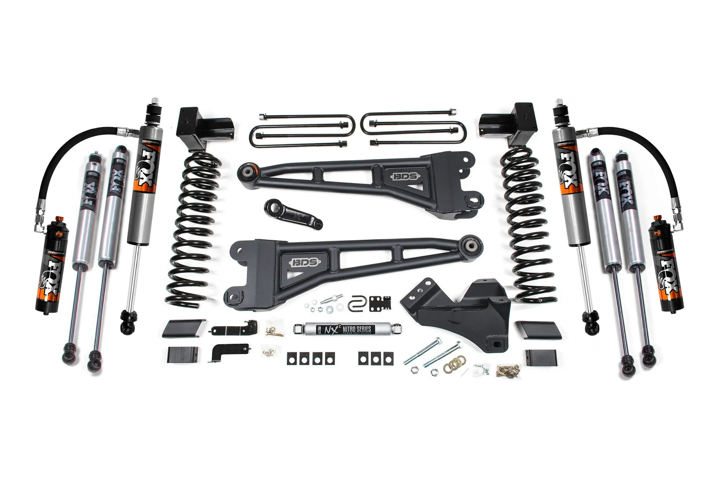 5" Lift Kit with Fox 2.5" PE DSC Coilover Shocks