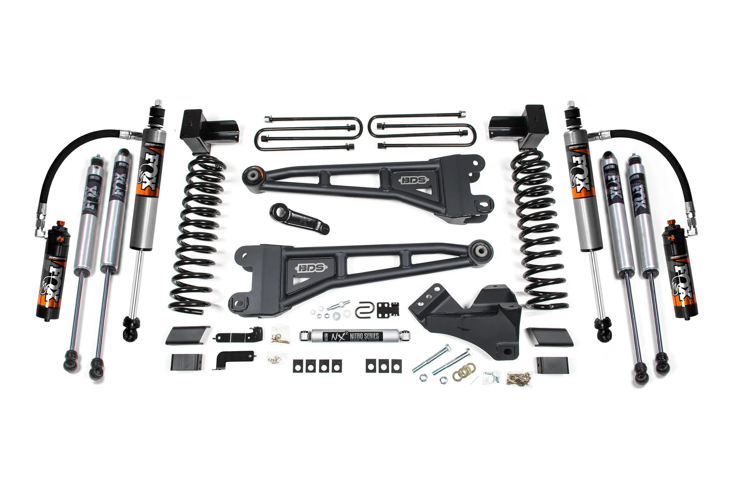 5" Lift Kit with Fox 2.5" PE DSC Coilover Shocks