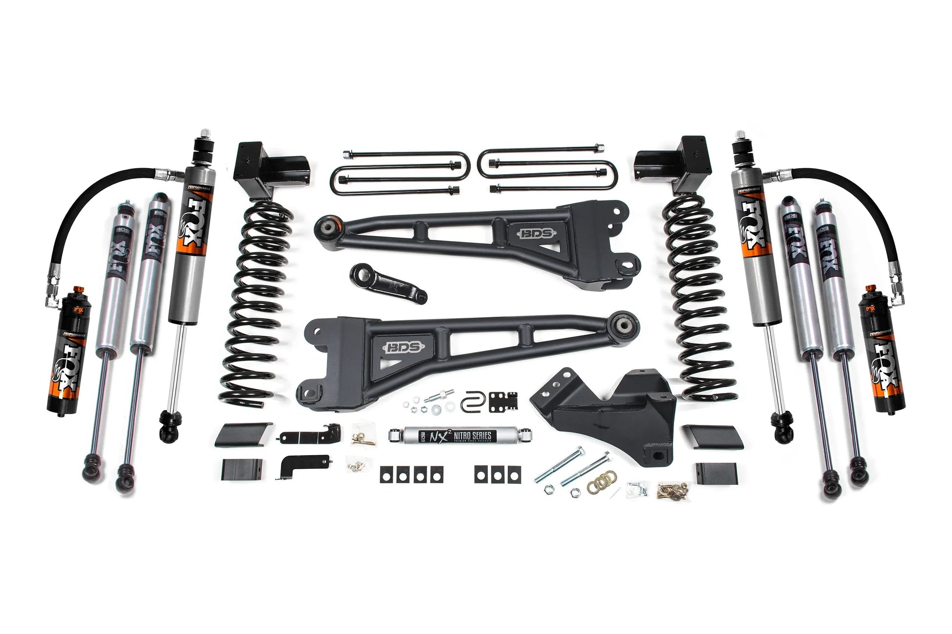 5" Lift Kit with Fox 2.5" PE DSC Coilover Shocks