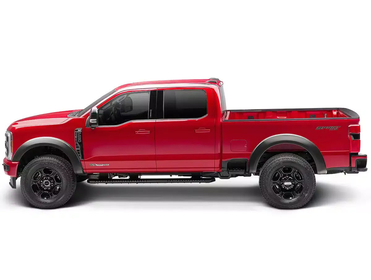 2" Extend-A-Fender Smooth Fender Flares, Black, Front & Rear