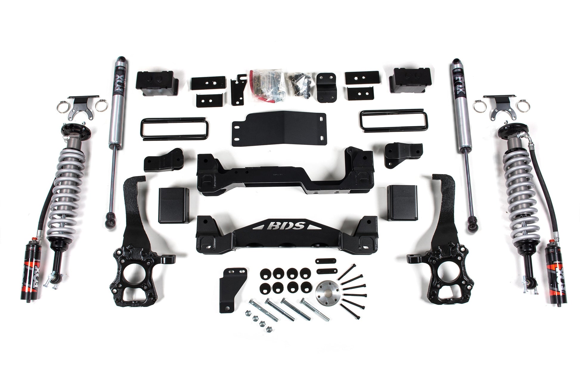 6" Lift Kit with Fox 2.5" Front Coilover Shocks