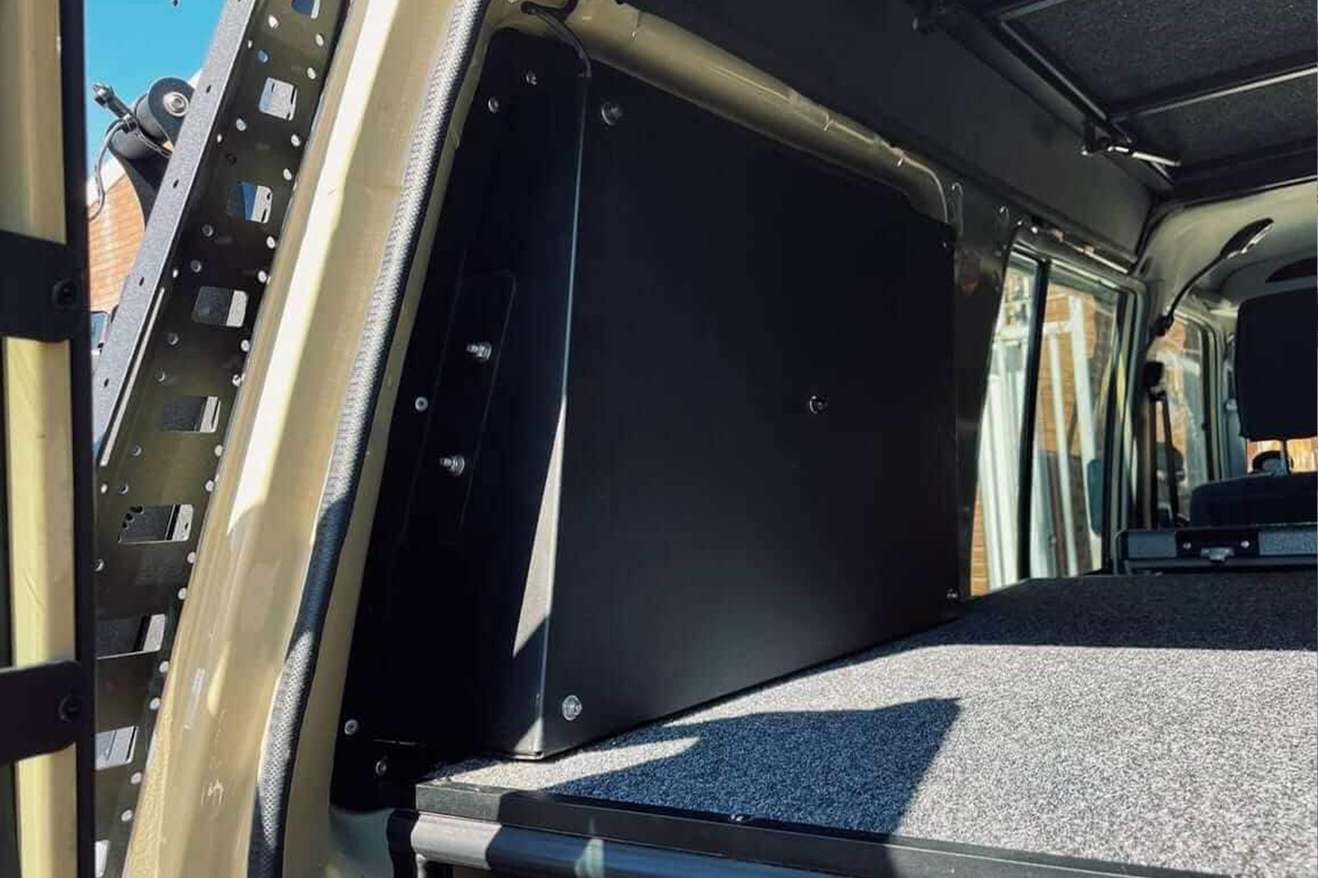 Side Window Box for 76 Series Landcruiser