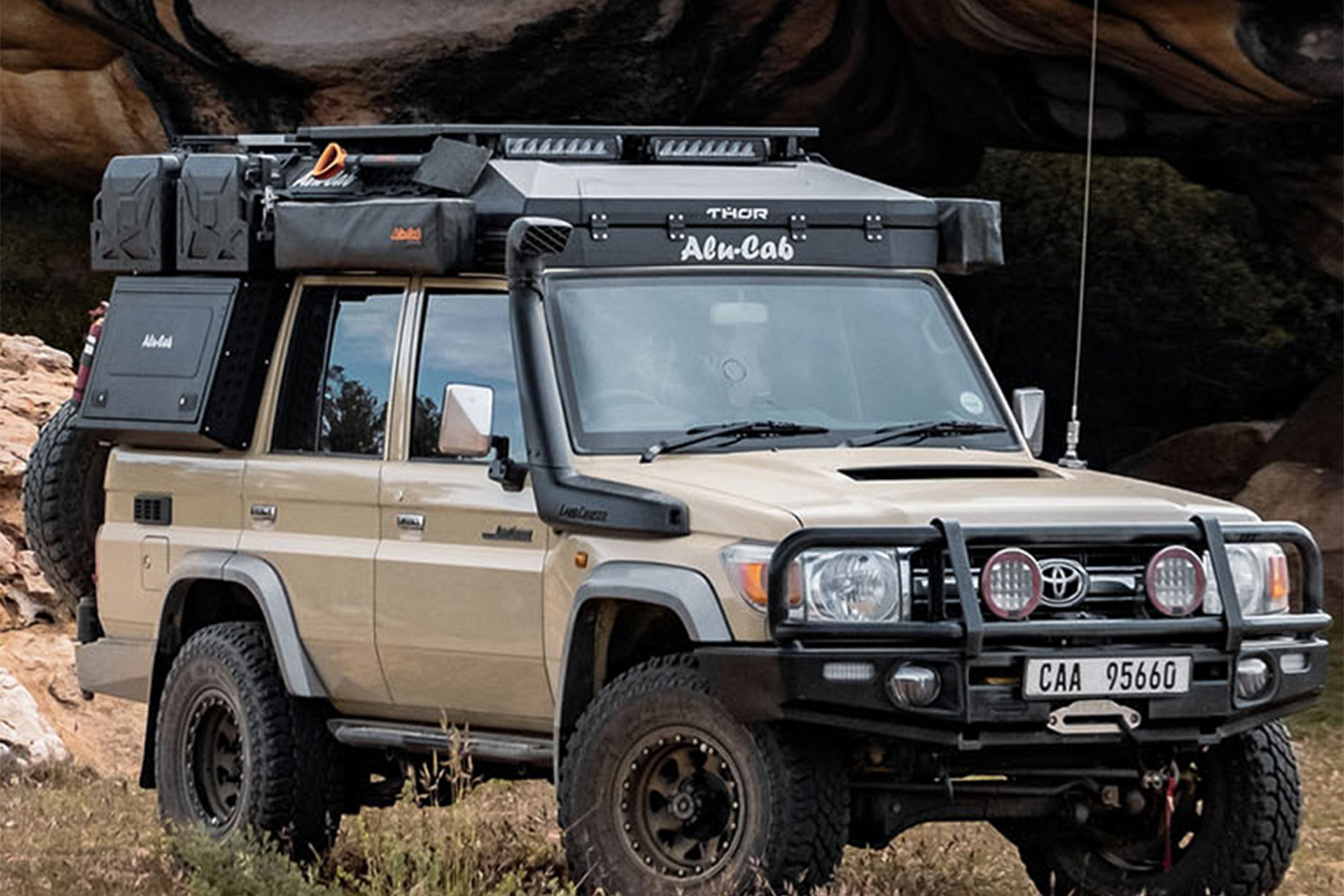 Side Window Box for 76 Series Landcruiser