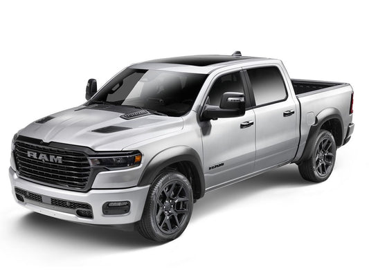 2" Extend-A-Fender Smooth Fender Flares, Black, Front & Rear