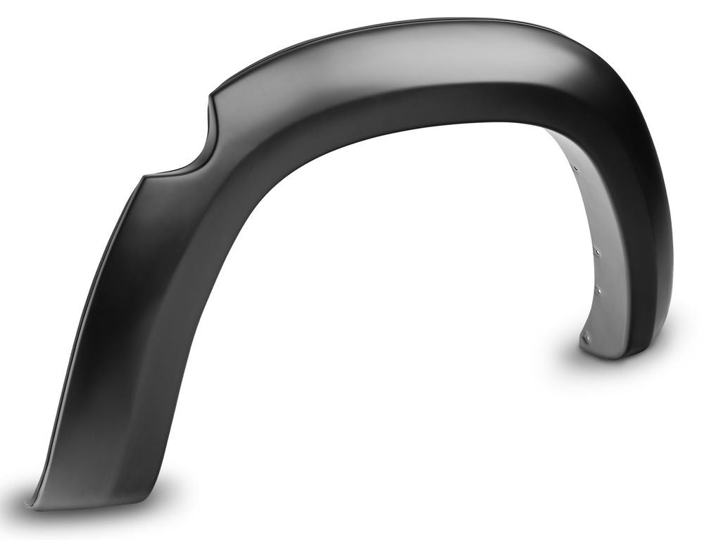 2" Extend-A-Fender Smooth Fender Flares, Black, Front & Rear