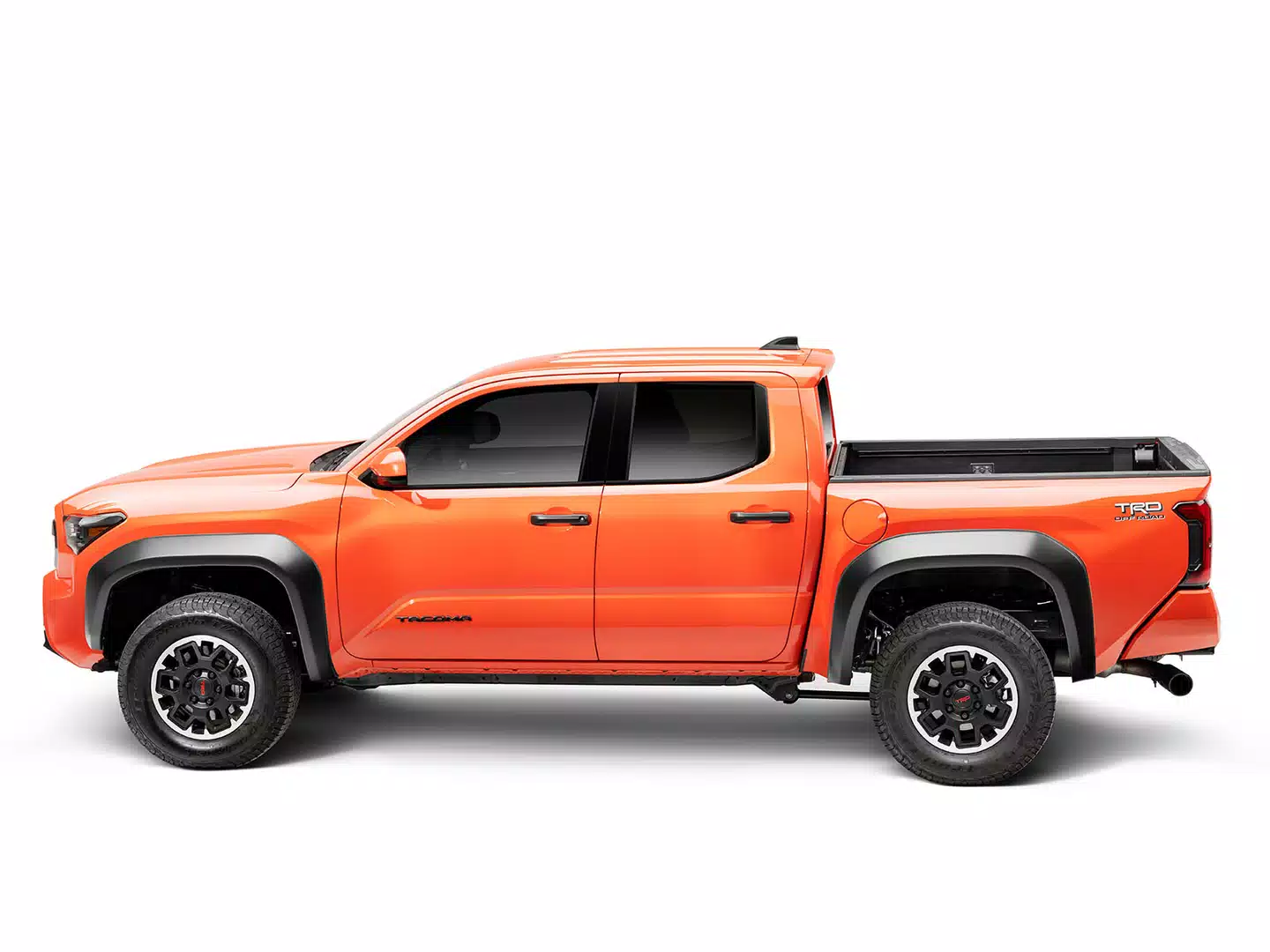 2.5" Extend-A-Fender Smooth Fender Flares, Black, Front & Rear
