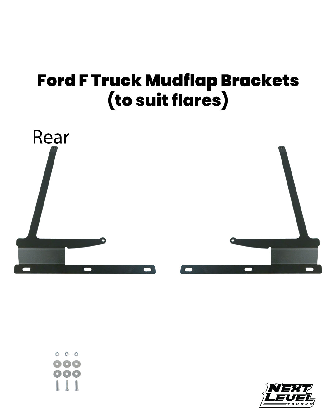 Front & Rear Mud Flaps to suit Ford F250 / F350 2023+