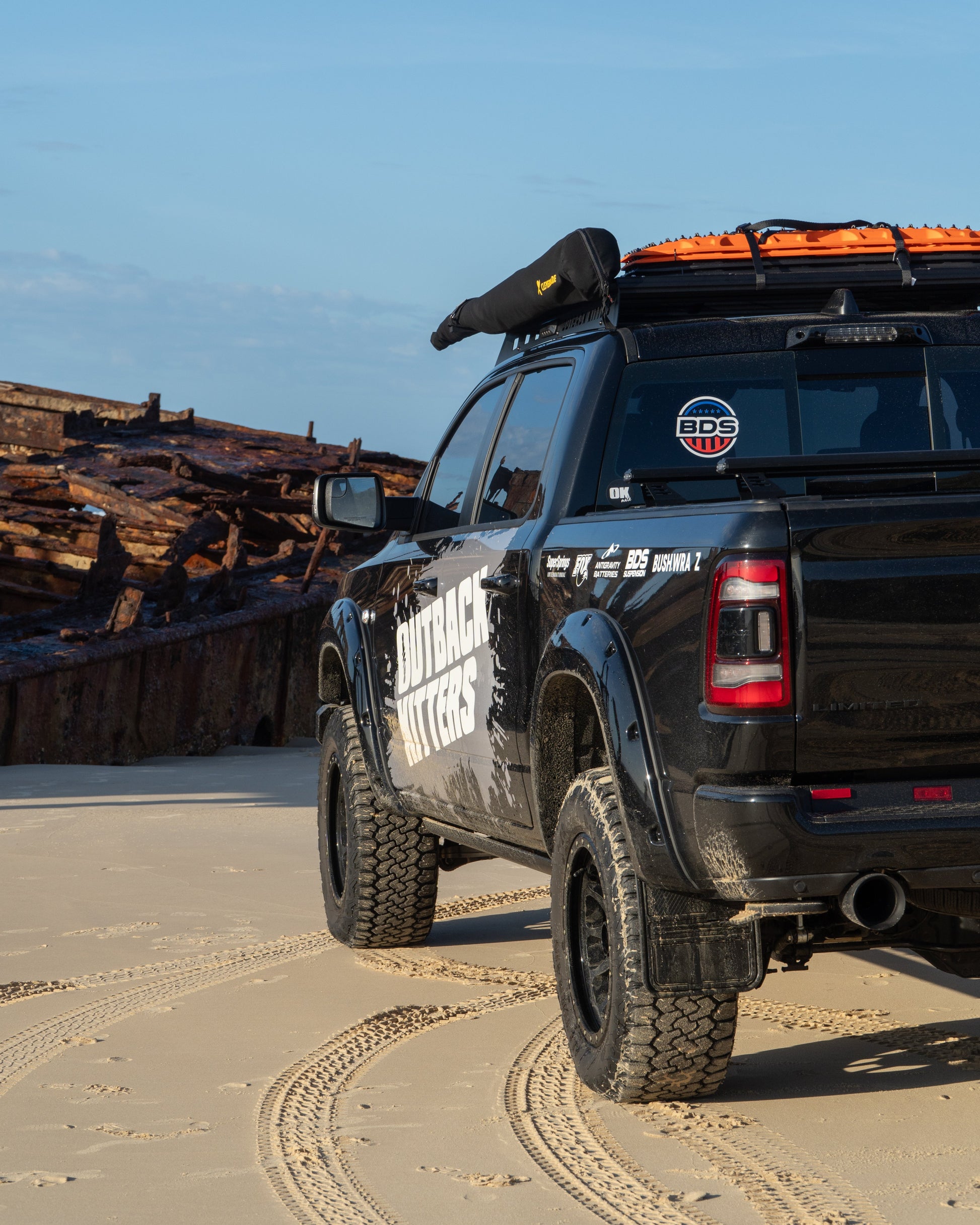 Ram 2500/3500 Adventure Rails™ MAX Roof Racks - Outback Kitters