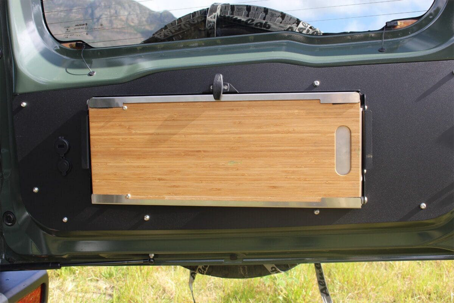 Jimny Rear Door Drop Down Table