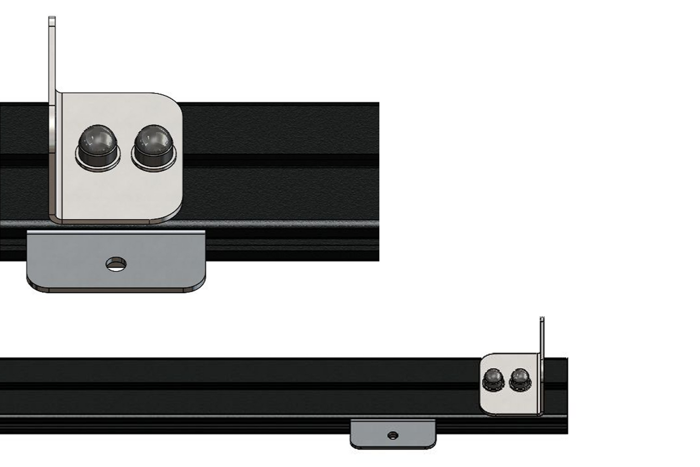 LT-50 to Alu-Cab Load Bar Mounting Brackets