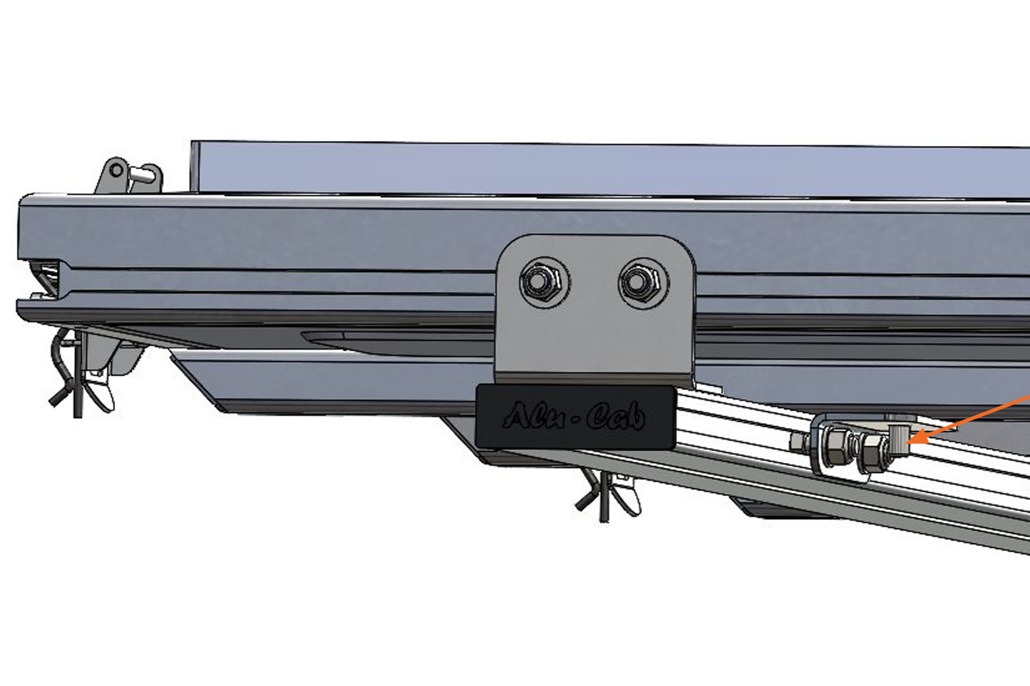 LT-50 to Alu-Cab Load Bar Mounting Brackets