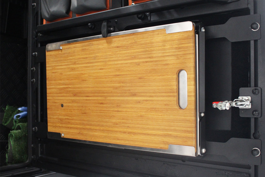 Canopy Camper Rear Drop-Down Table & Mounting Bracket