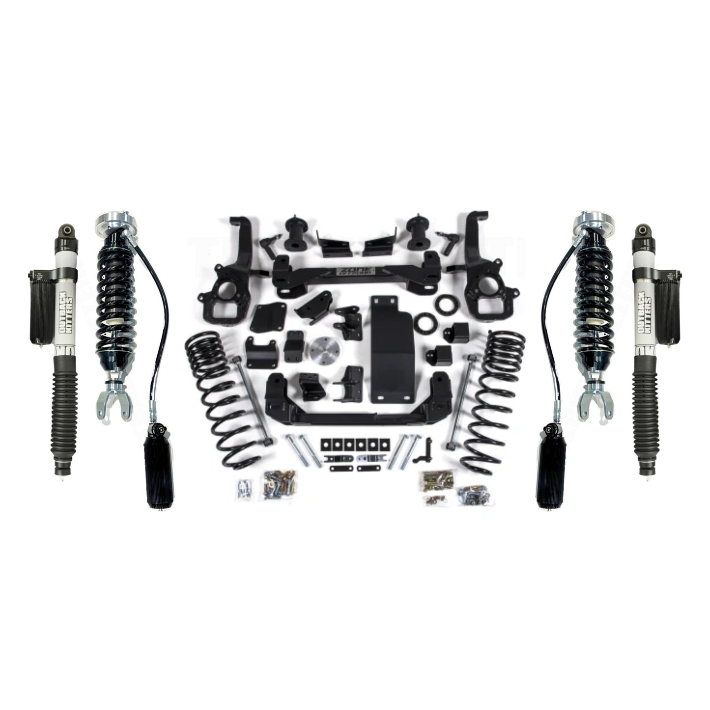 OK with Zone Offroad 4" Lift Kit for 2019+ Ram 1500 DT - Outback Kitters