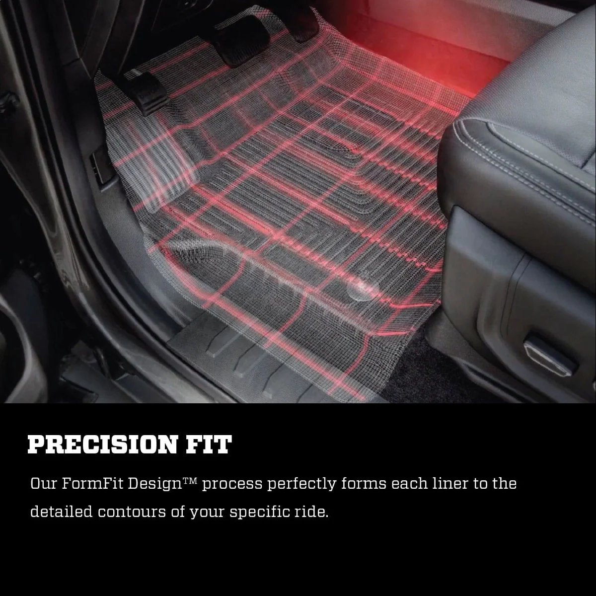 Husky Liners Ram 1500 DS Quad Cab X-Act Contour Seat Floor Mat, Rear