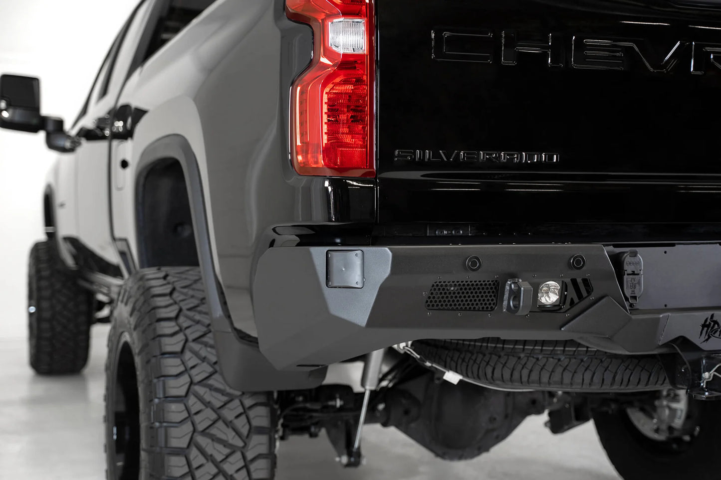 ADDICTIVE DESERT DESIGNS CHEVROLET SILVERADO BOMBER REAR BAR 2020-2023