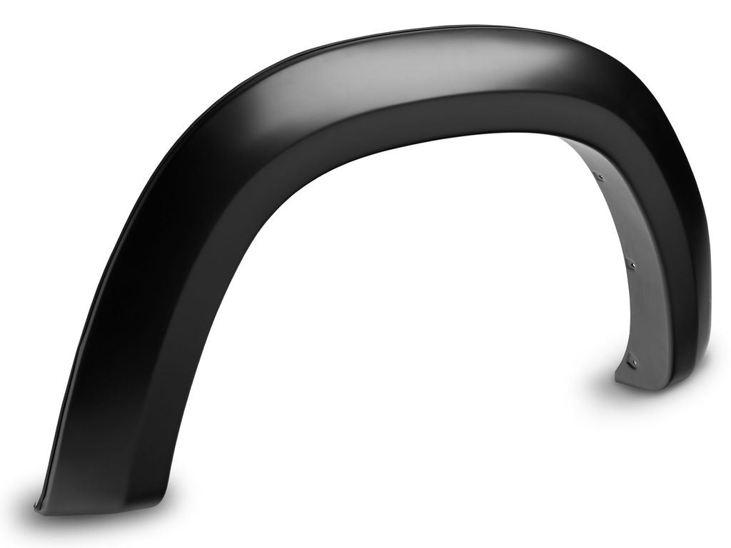 2" Extend-A-Fender Smooth Fender Flares, Black, Front & Rear