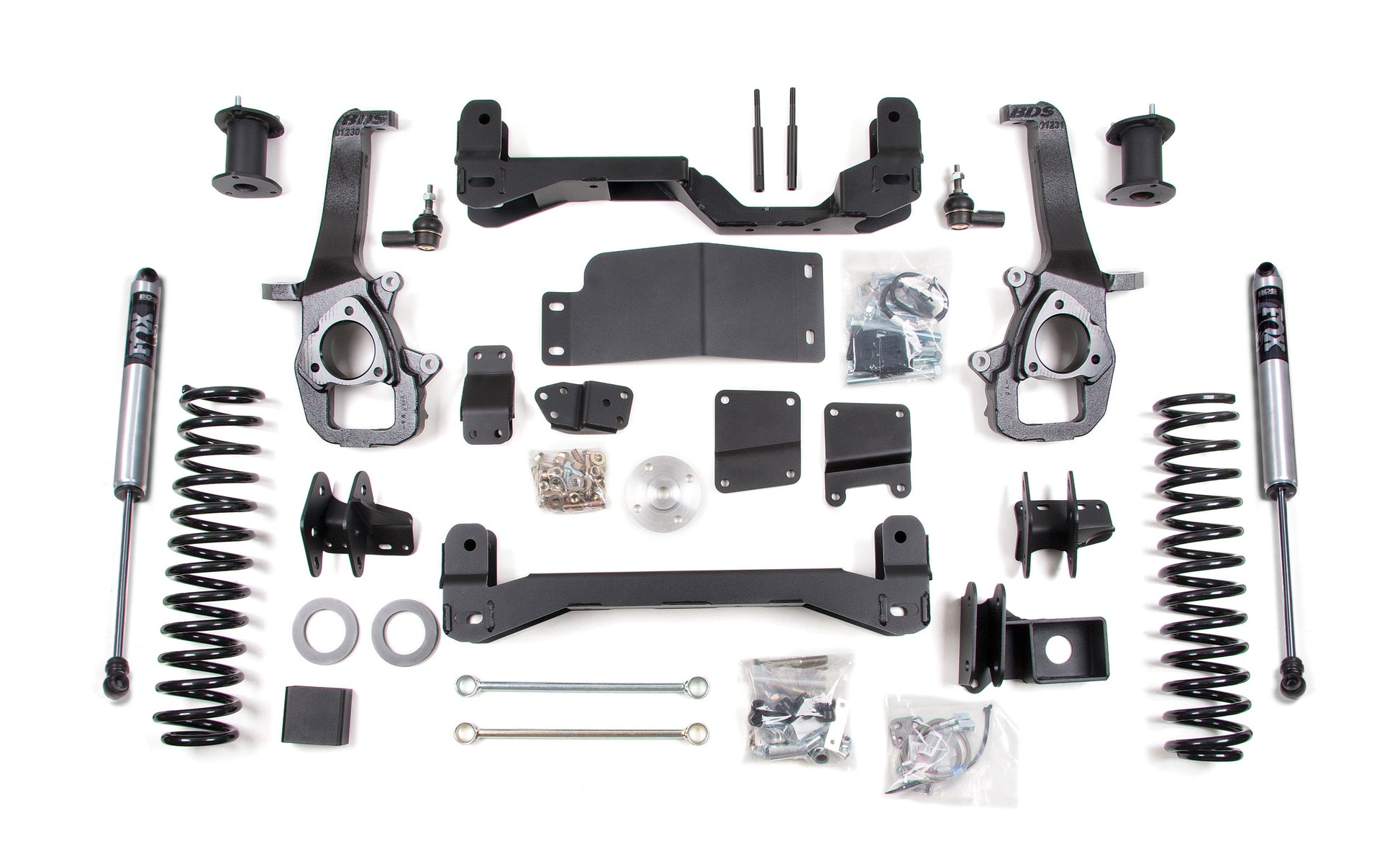 4" Lift Kit Front 4" Spacer + Rear Fox 2.0" Shocks